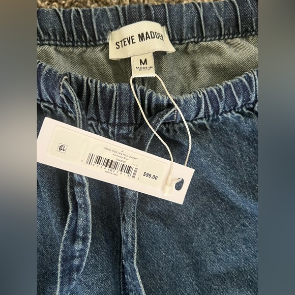 STEVE MADDEN Wide Leg Pull-On Jeans - Picture 8 of 8